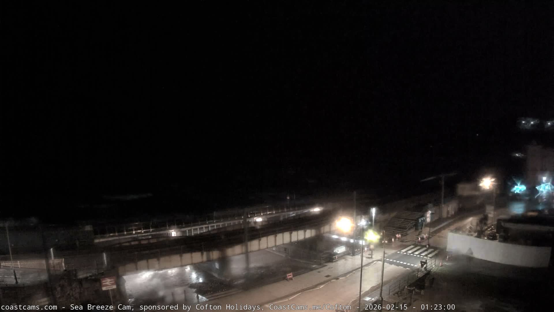 Dawlish Coast & Railway Station Live Cam - Teignbridge, Devon, South West, England, United Kingdom