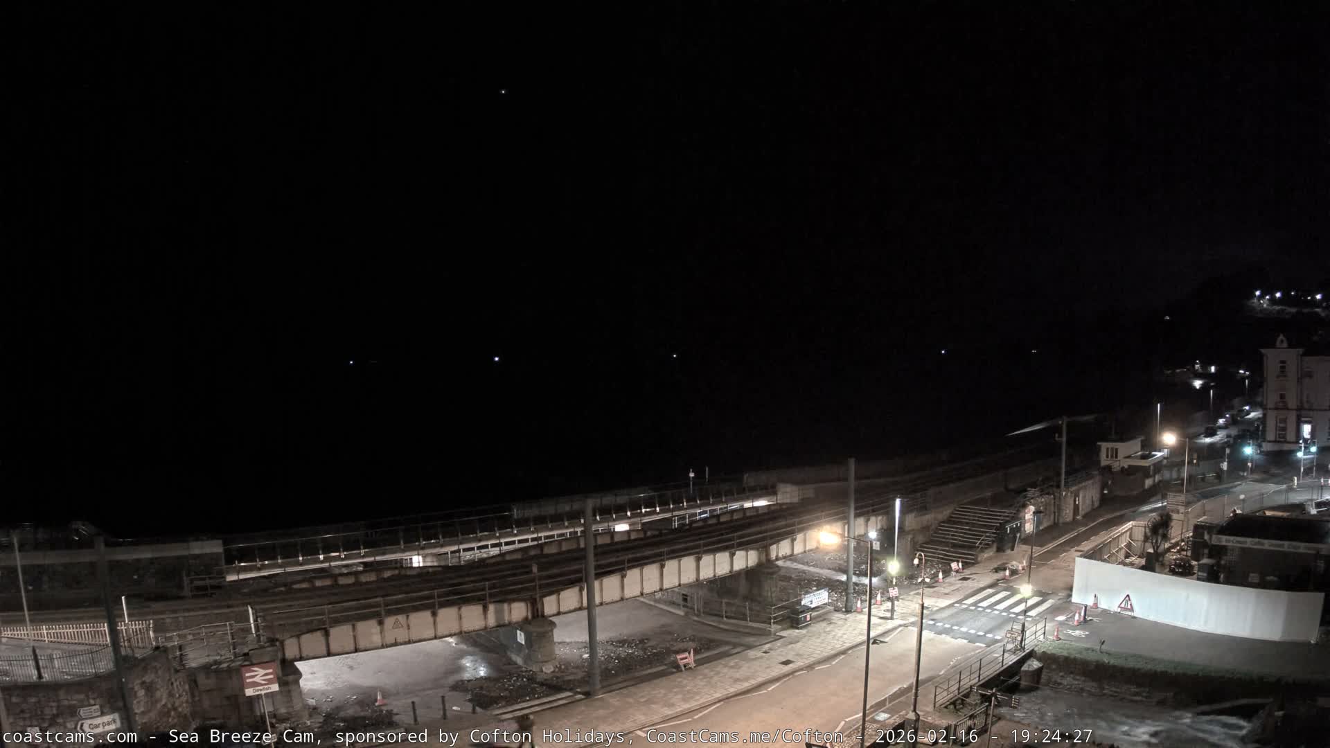Dawlish Coast & Railway Station Live Cam - Teignbridge, Devon, South West, England, United Kingdom
