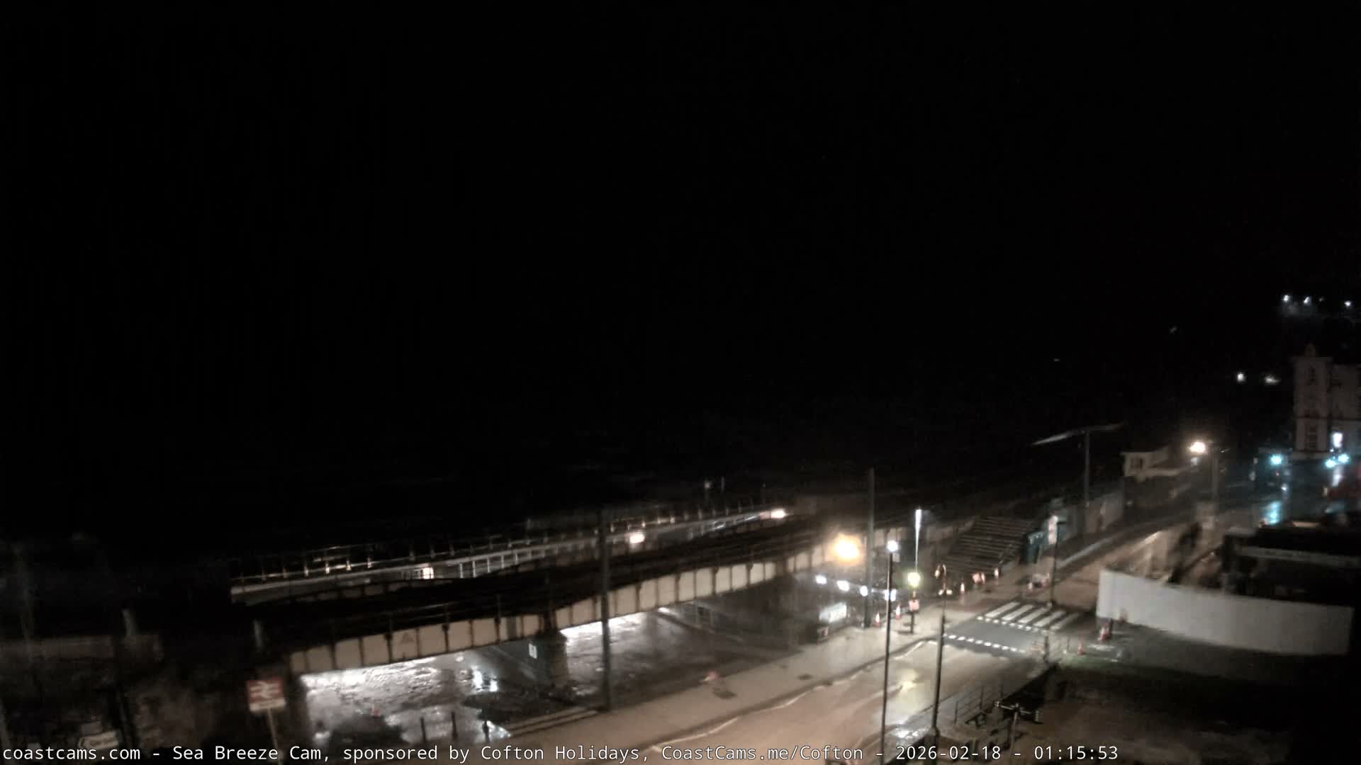 Dawlish Coast & Railway Station Live Cam - Teignbridge, Devon, South West, England, United Kingdom