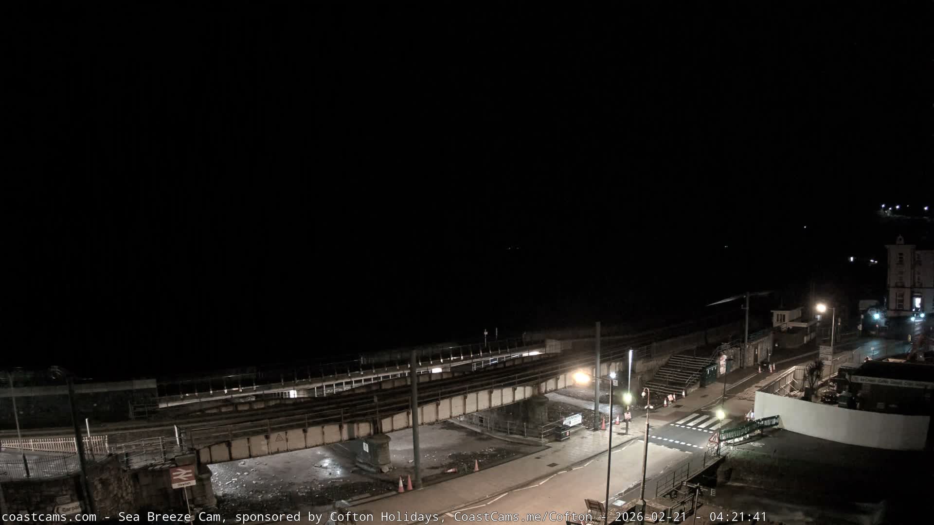 Dawlish Coast & Railway Station Live Cam - Teignbridge, Devon, South West, England, United Kingdom