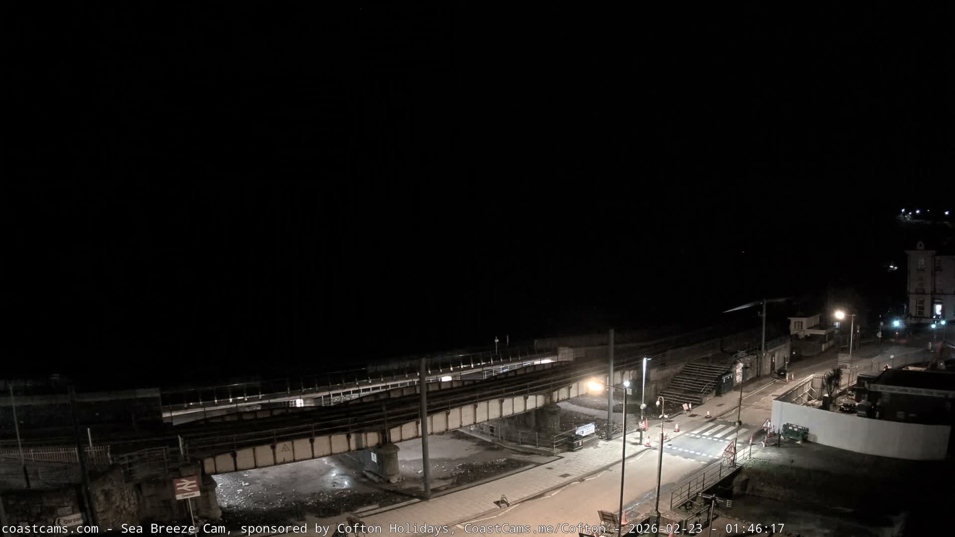 Dawlish Coast & Railway Station Live Cam - Teignbridge, Devon, South West, England, United Kingdom