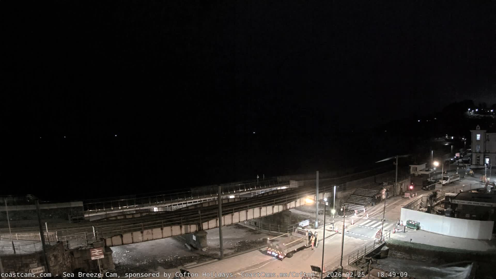 Dawlish Coast & Railway Station Live Cam - Teignbridge, Devon, South West, England, United Kingdom