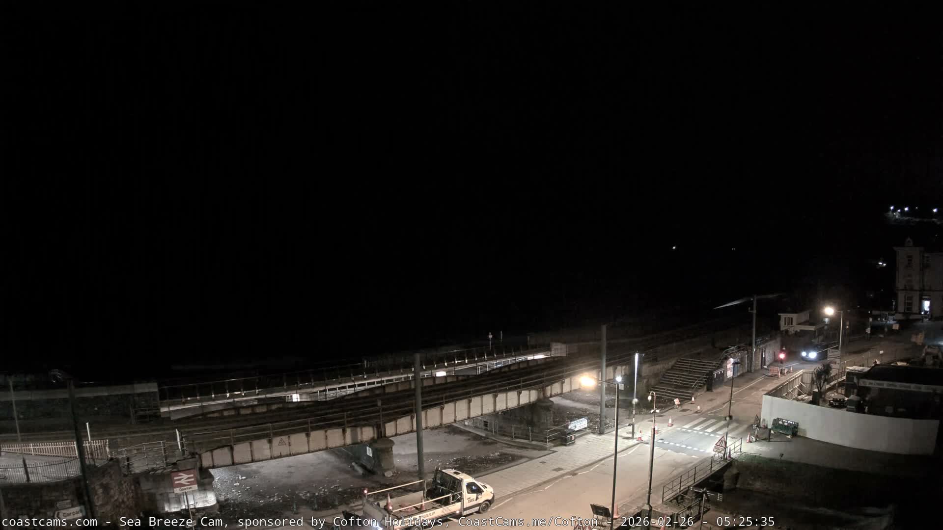 Dawlish Coast & Railway Station Live Cam - Teignbridge, Devon, South West, England, United Kingdom