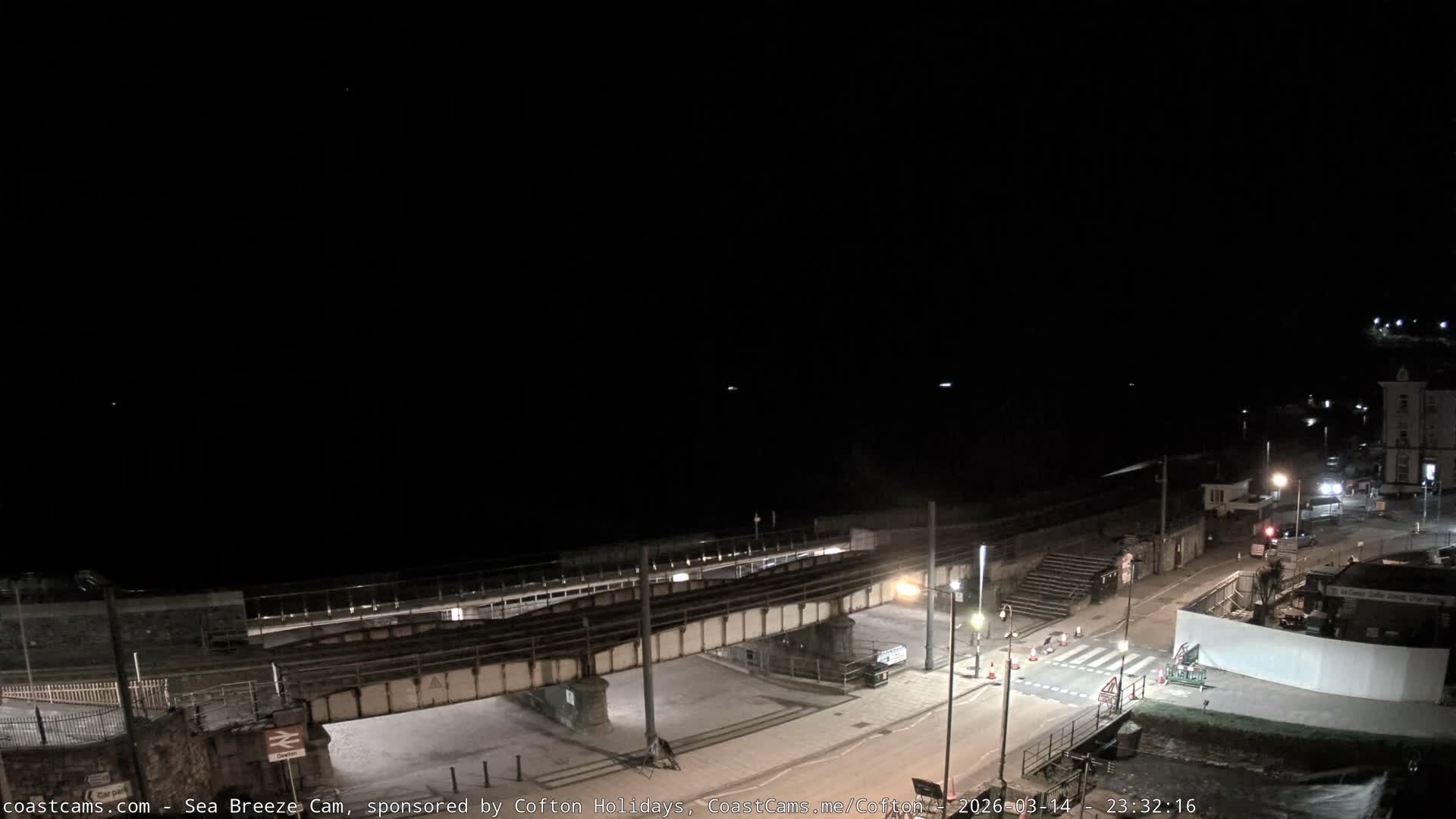 Dawlish Coast & Railway Station Live Cam - Teignbridge, Devon, South West, England, United Kingdom