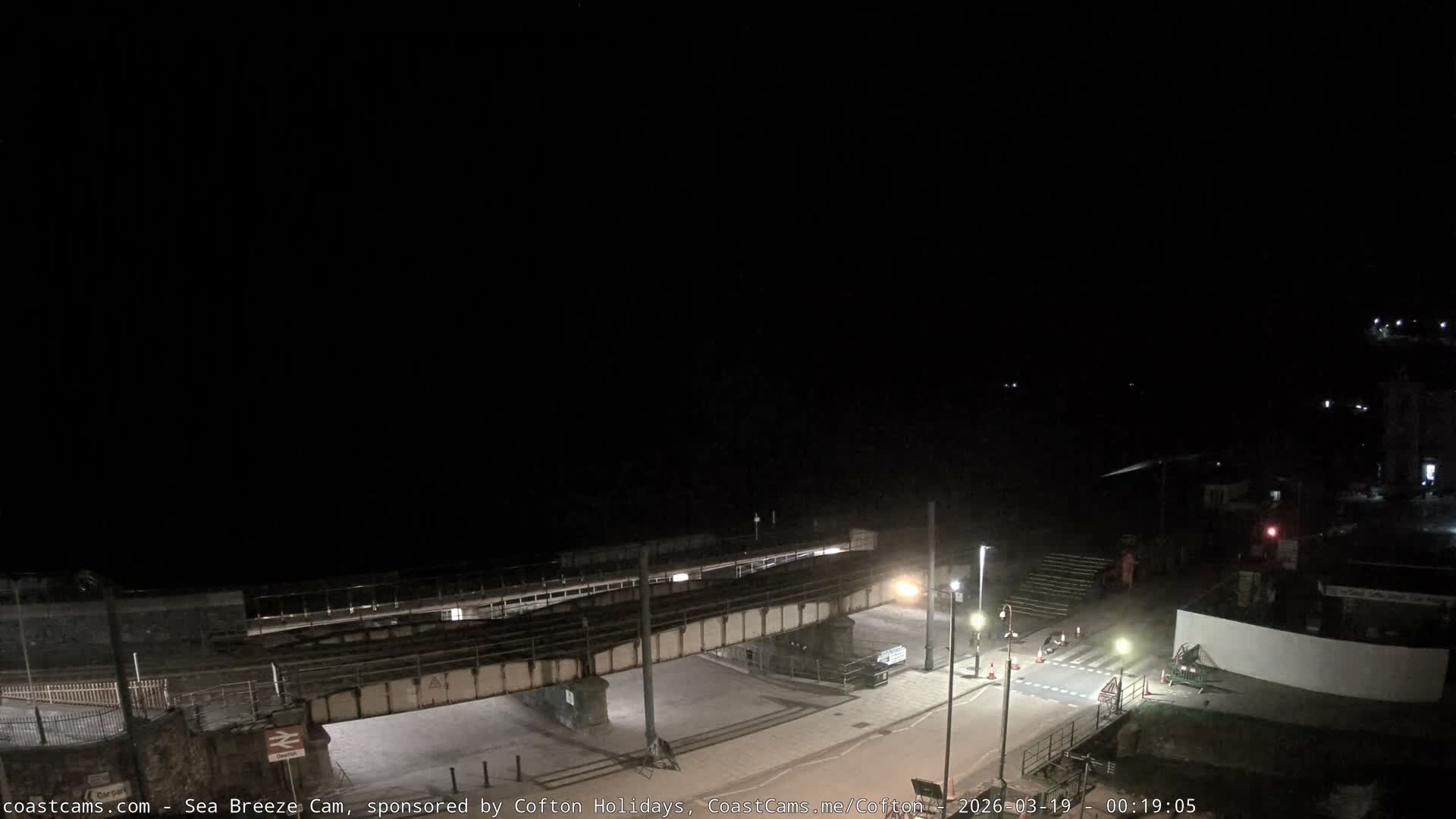 Dawlish Coast & Railway Station Live Cam - Teignbridge, Devon, South West, England, United Kingdom