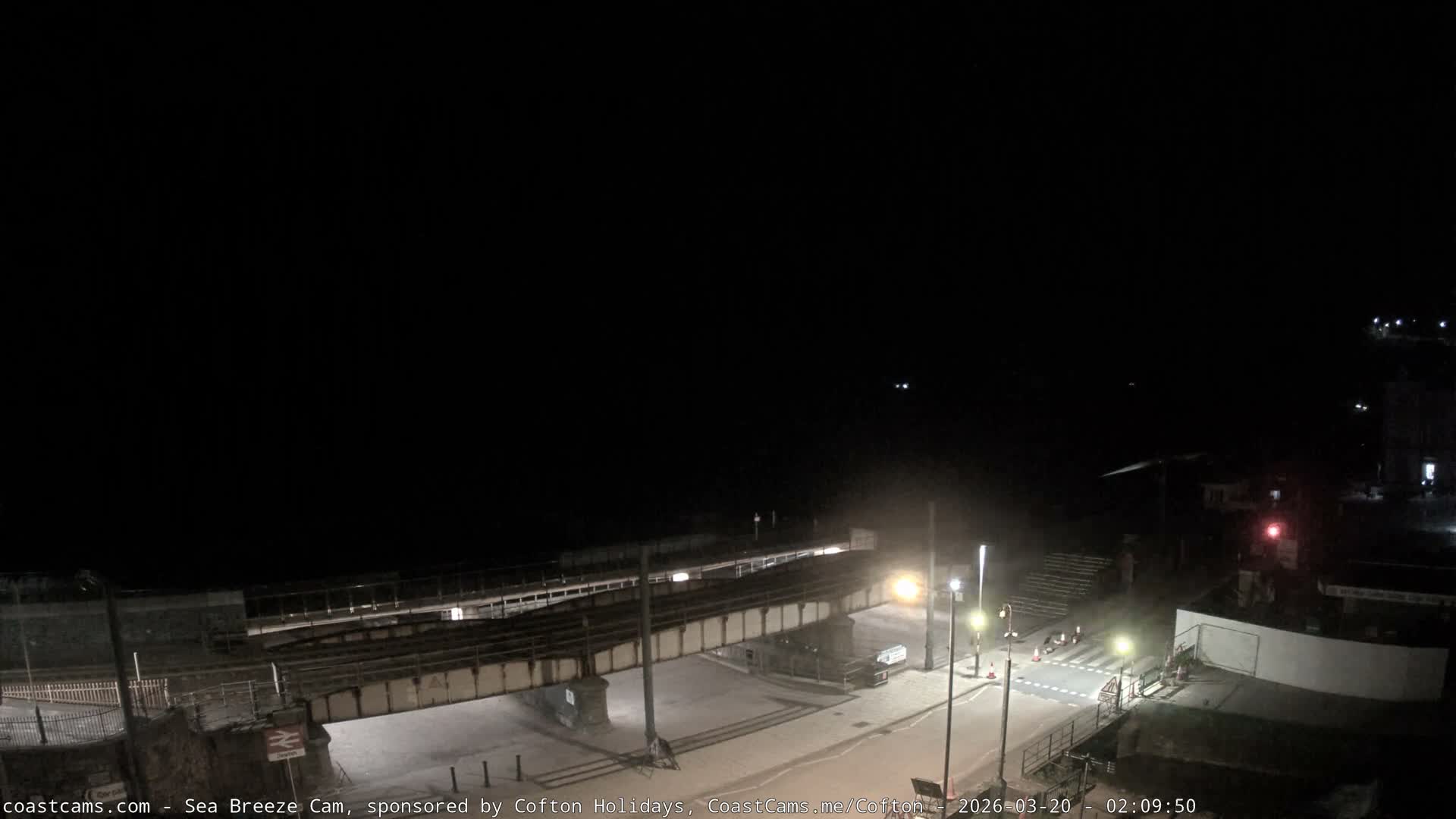 Dawlish Coast & Railway Station Live Cam - Teignbridge, Devon, South West, England, United Kingdom