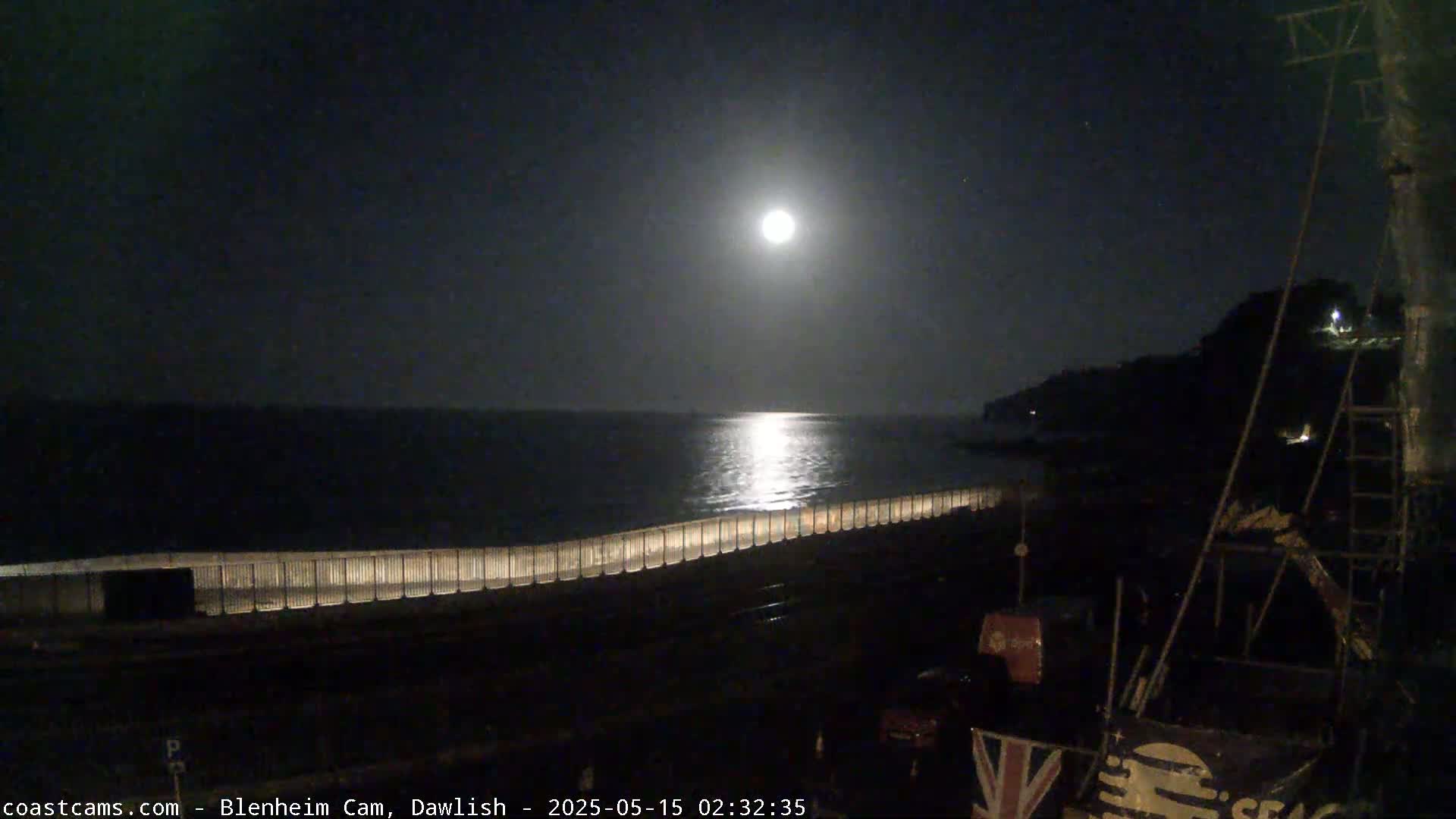 Dawlish South Coast  /Railway & Marine Parade Live Cam  - Teignbridge, Devon, South West, England, United Kingdom