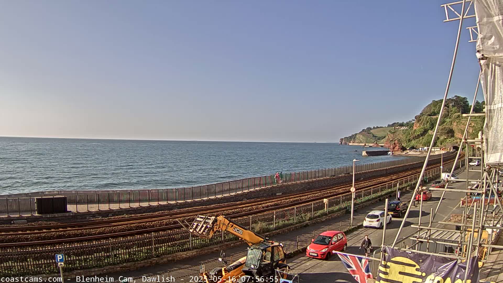 Dawlish South Coast  /Railway & Marine Parade Live Cam  - Teignbridge, Devon, South West, England, United Kingdom