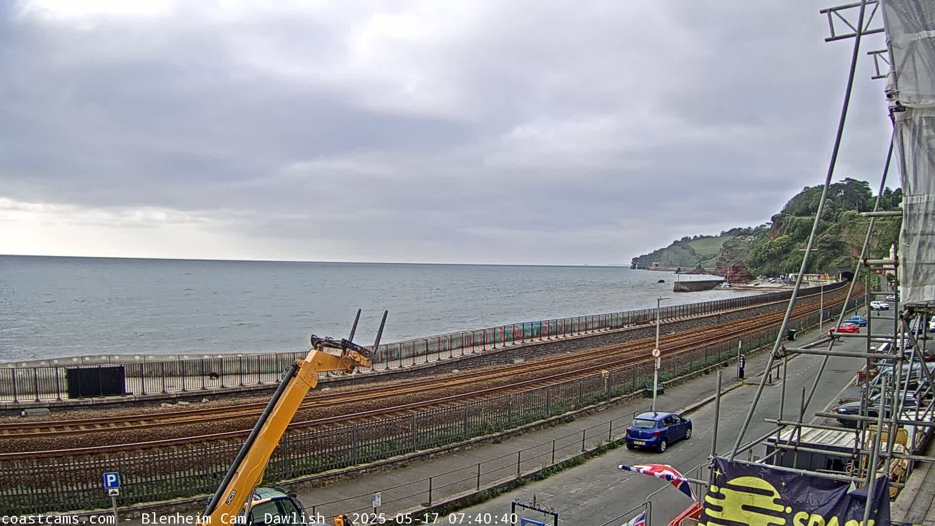 Dawlish South Coast  /Railway & Marine Parade Live Cam  - Teignbridge, Devon, South West, England, United Kingdom