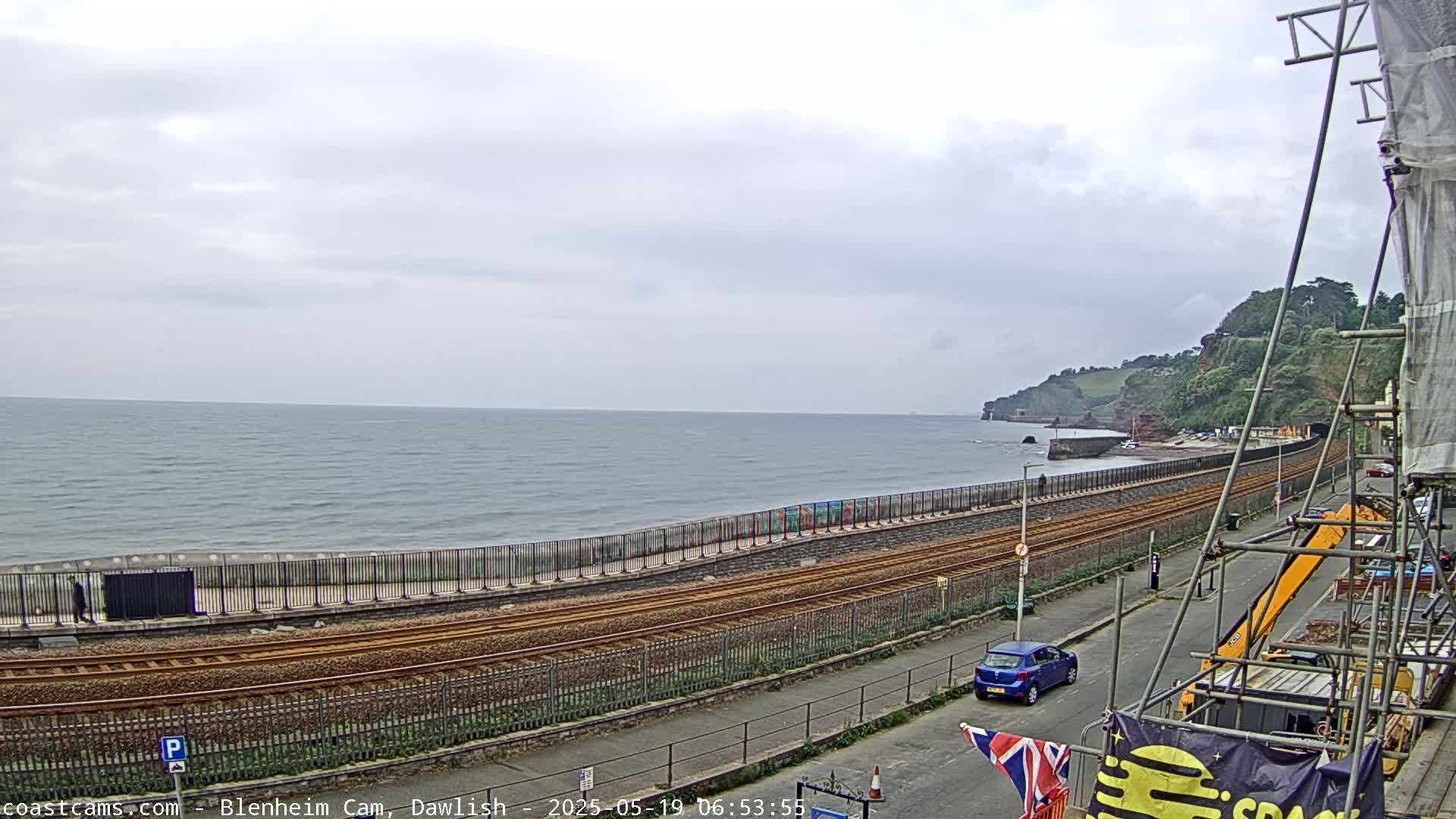 Dawlish South Coast  /Railway & Marine Parade Live Cam  - Teignbridge, Devon, South West, England, United Kingdom