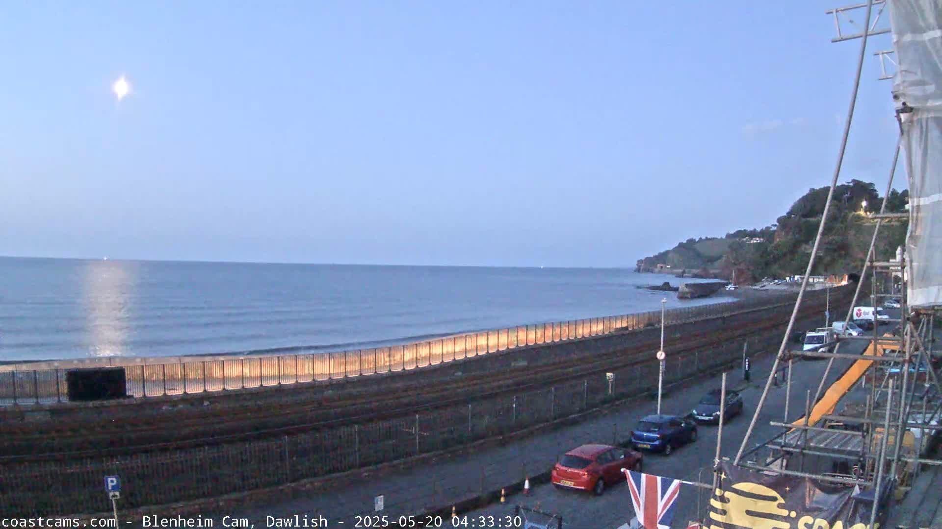 Dawlish South Coast  /Railway & Marine Parade Live Cam  - Teignbridge, Devon, South West, England, United Kingdom