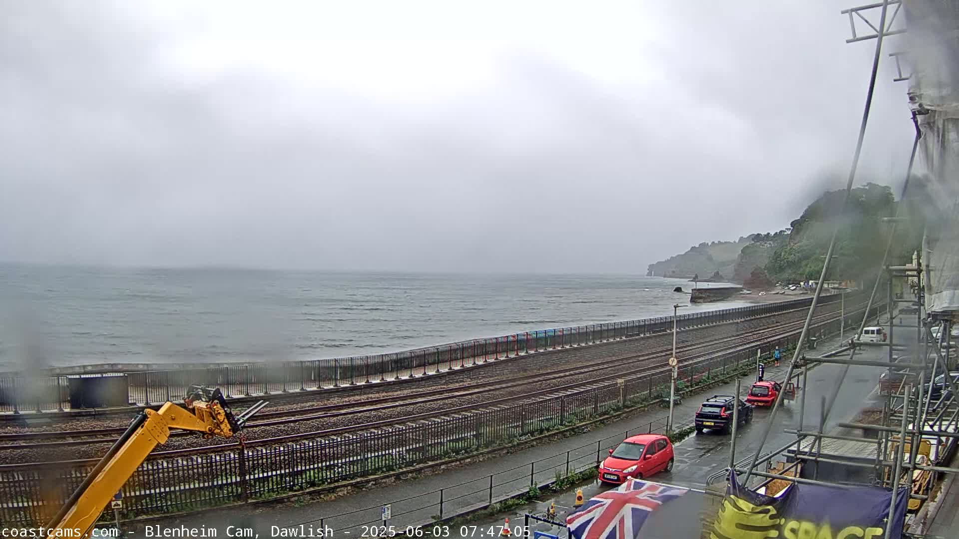 Dawlish South Coast  /Railway & Marine Parade Live Cam  - Teignbridge, Devon, South West, England, United Kingdom