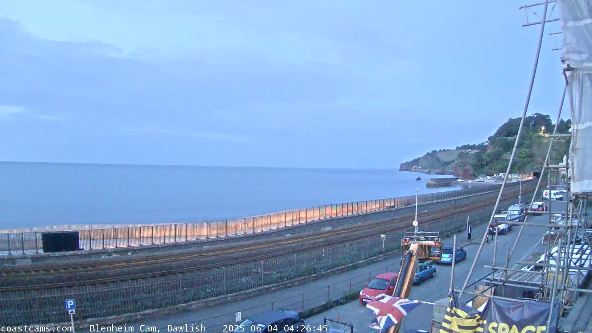 Dawlish South Coast  /Railway & Marine Parade Live Cam  - Teignbridge, Devon, South West, England, United Kingdom