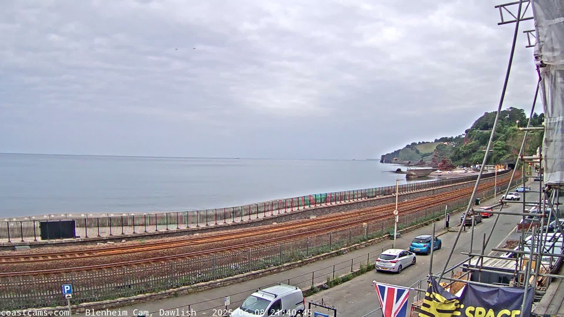 Dawlish South Coast  /Railway & Marine Parade Live Cam  - Teignbridge, Devon, South West, England, United Kingdom