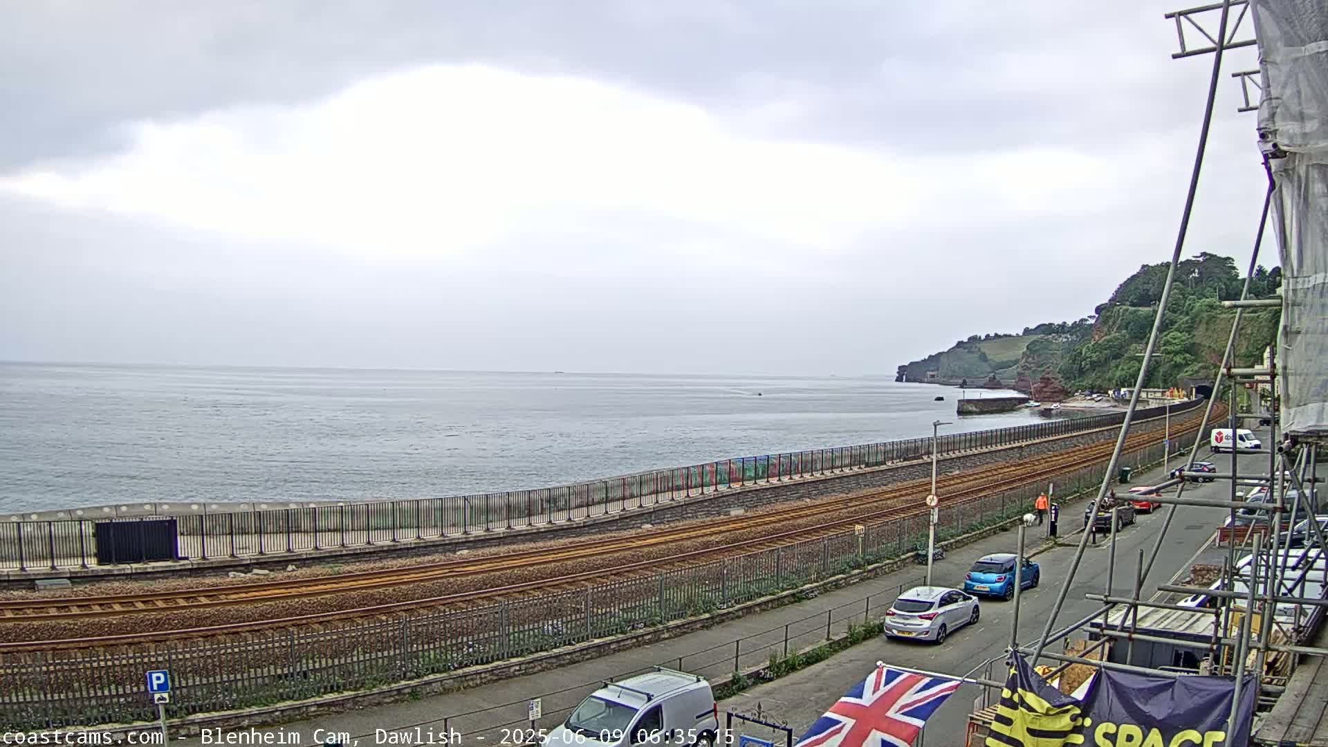 Dawlish South Coast  /Railway & Marine Parade Live Cam  - Teignbridge, Devon, South West, England, United Kingdom
