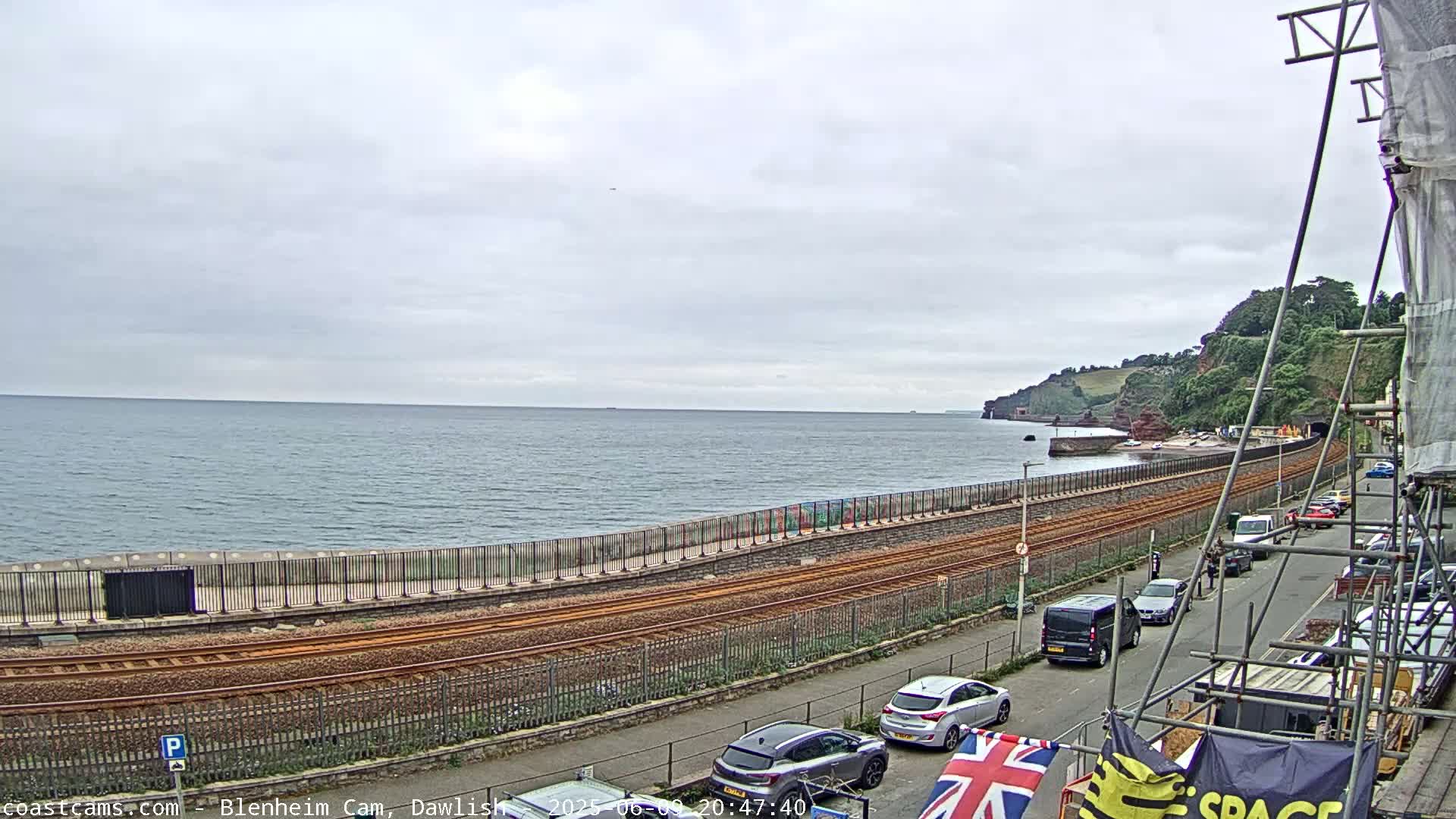 Dawlish South Coast  /Railway & Marine Parade Live Cam  - Teignbridge, Devon, South West, England, United Kingdom