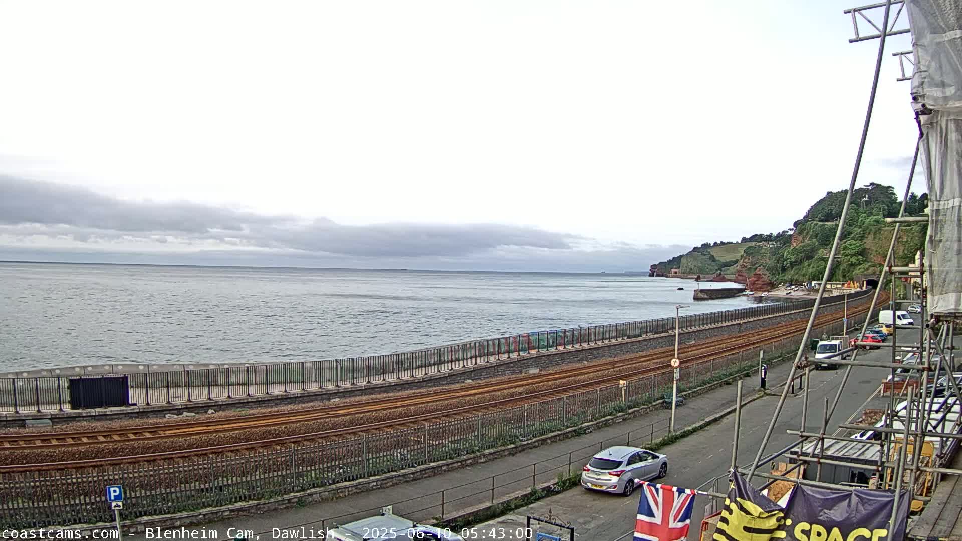 Dawlish South Coast  /Railway & Marine Parade Live Cam  - Teignbridge, Devon, South West, England, United Kingdom