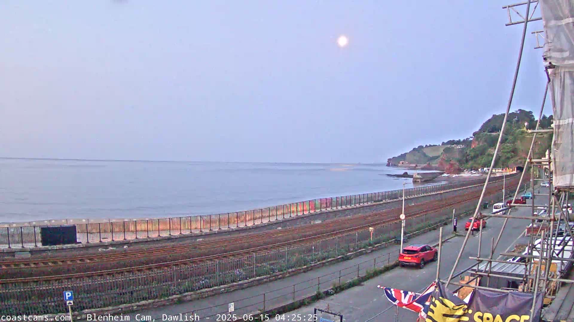 Dawlish South Coast  /Railway & Marine Parade Live Cam  - Teignbridge, Devon, South West, England, United Kingdom