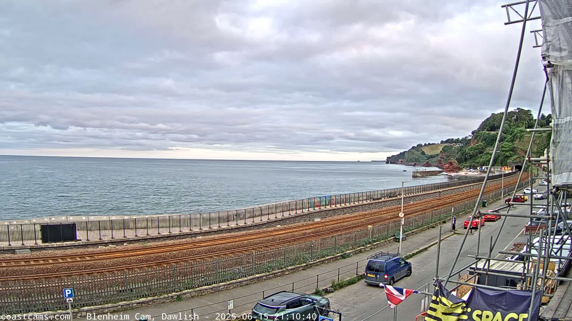 Dawlish South Coast  /Railway & Marine Parade Live Cam  - Teignbridge, Devon, South West, England, United Kingdom