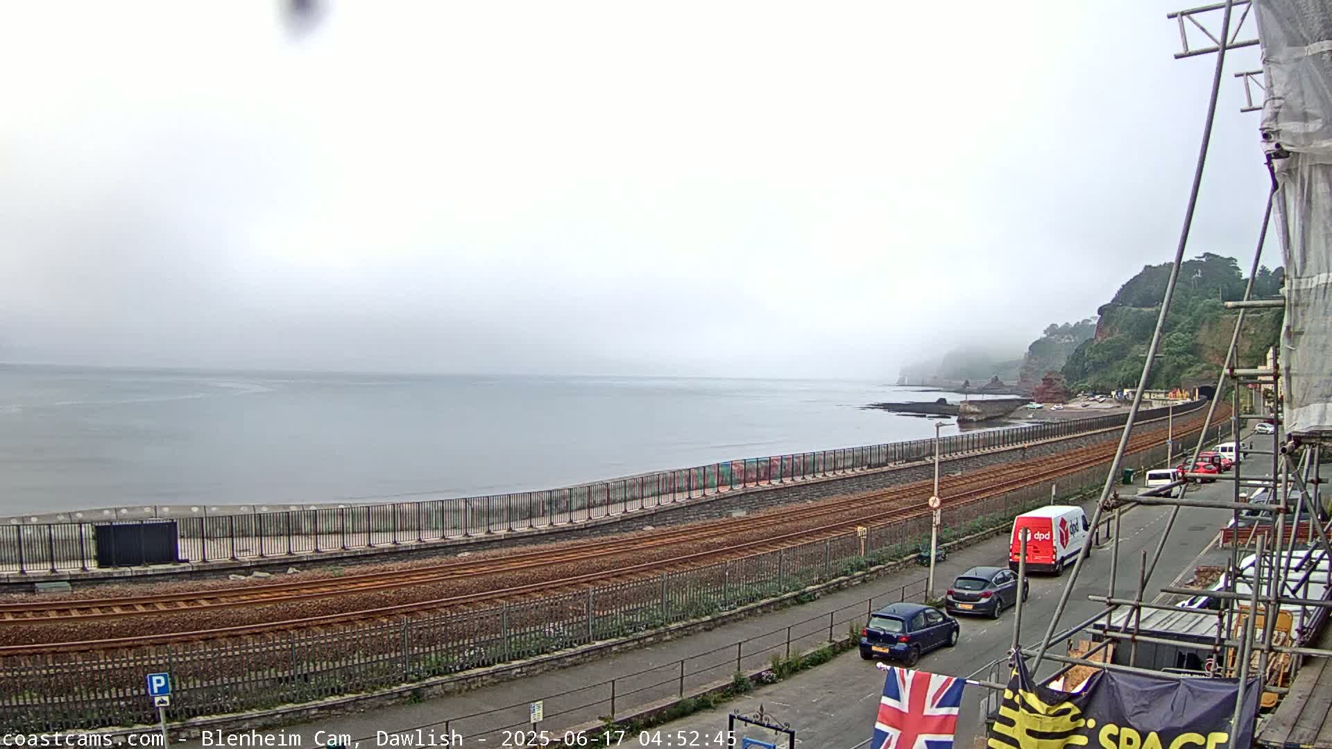 Dawlish South Coast  /Railway & Marine Parade Live Cam  - Teignbridge, Devon, South West, England, United Kingdom