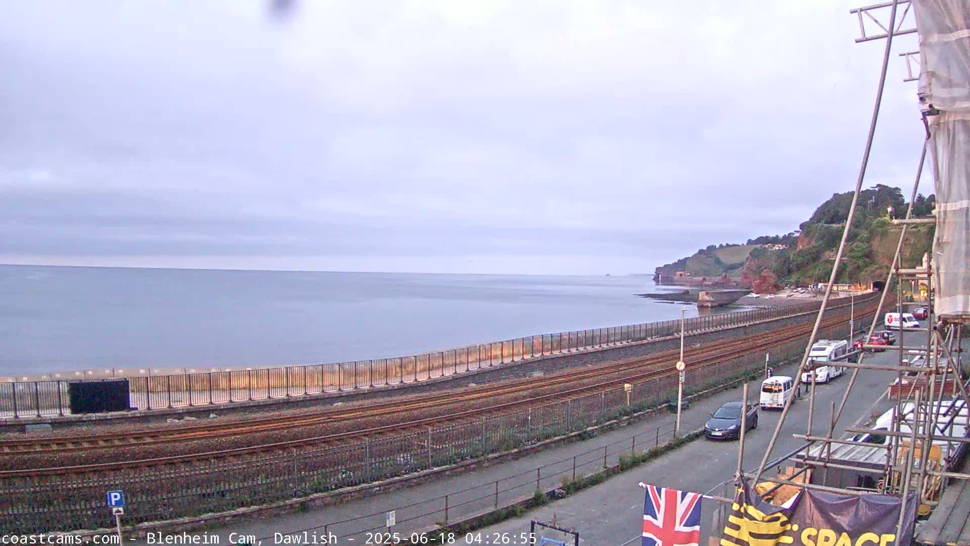 Dawlish South Coast  /Railway & Marine Parade Live Cam  - Teignbridge, Devon, South West, England, United Kingdom