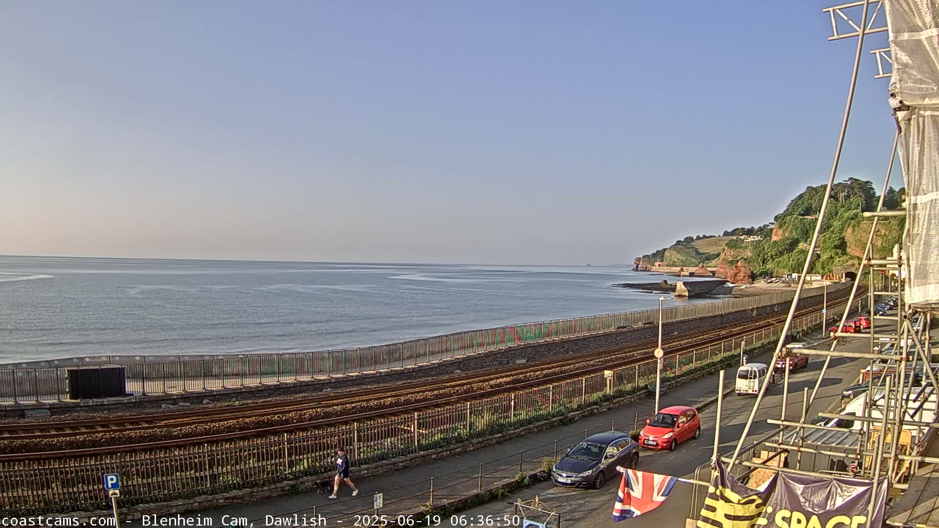 Dawlish South Coast  /Railway & Marine Parade Live Cam  - Teignbridge, Devon, South West, England, United Kingdom
