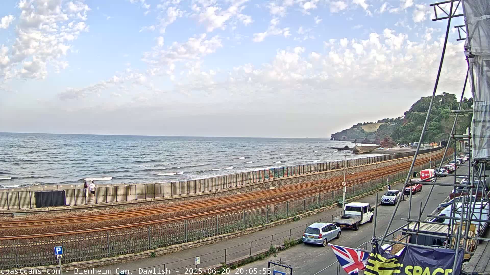 Dawlish South Coast  /Railway & Marine Parade Live Cam  - Teignbridge, Devon, South West, England, United Kingdom