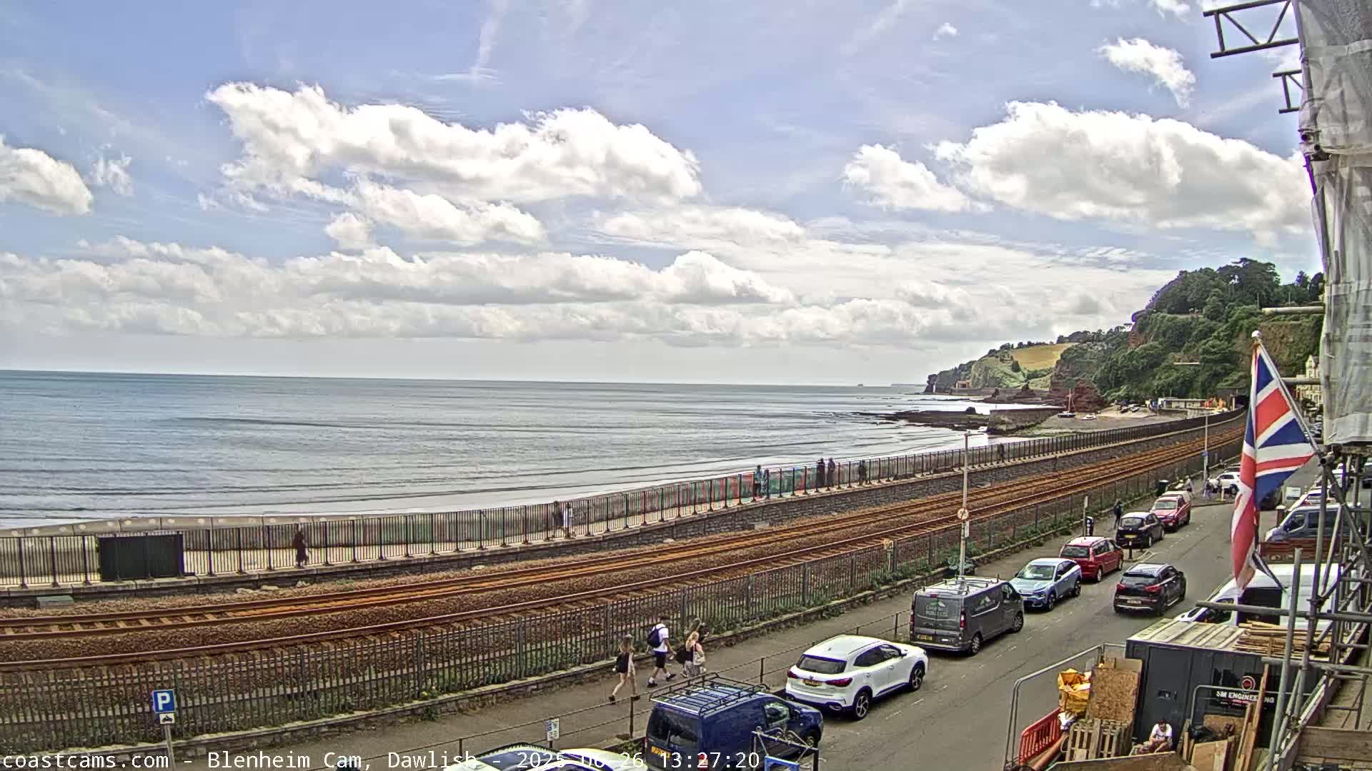 Dawlish South Coast  /Railway & Marine Parade Live Cam  - Teignbridge, Devon, South West, England, United Kingdom