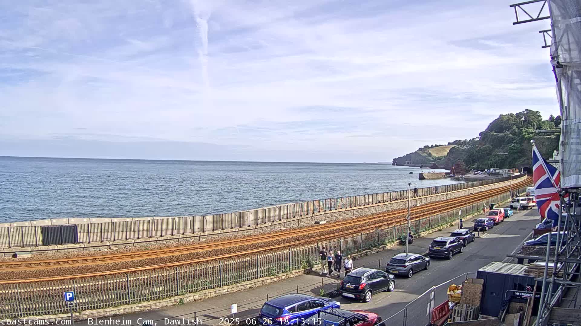 Dawlish South Coast  /Railway & Marine Parade Live Cam  - Teignbridge, Devon, South West, England, United Kingdom