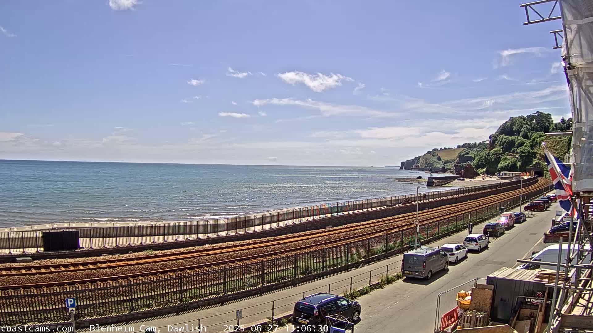 Dawlish South Coast  /Railway & Marine Parade Live Cam  - Teignbridge, Devon, South West, England, United Kingdom