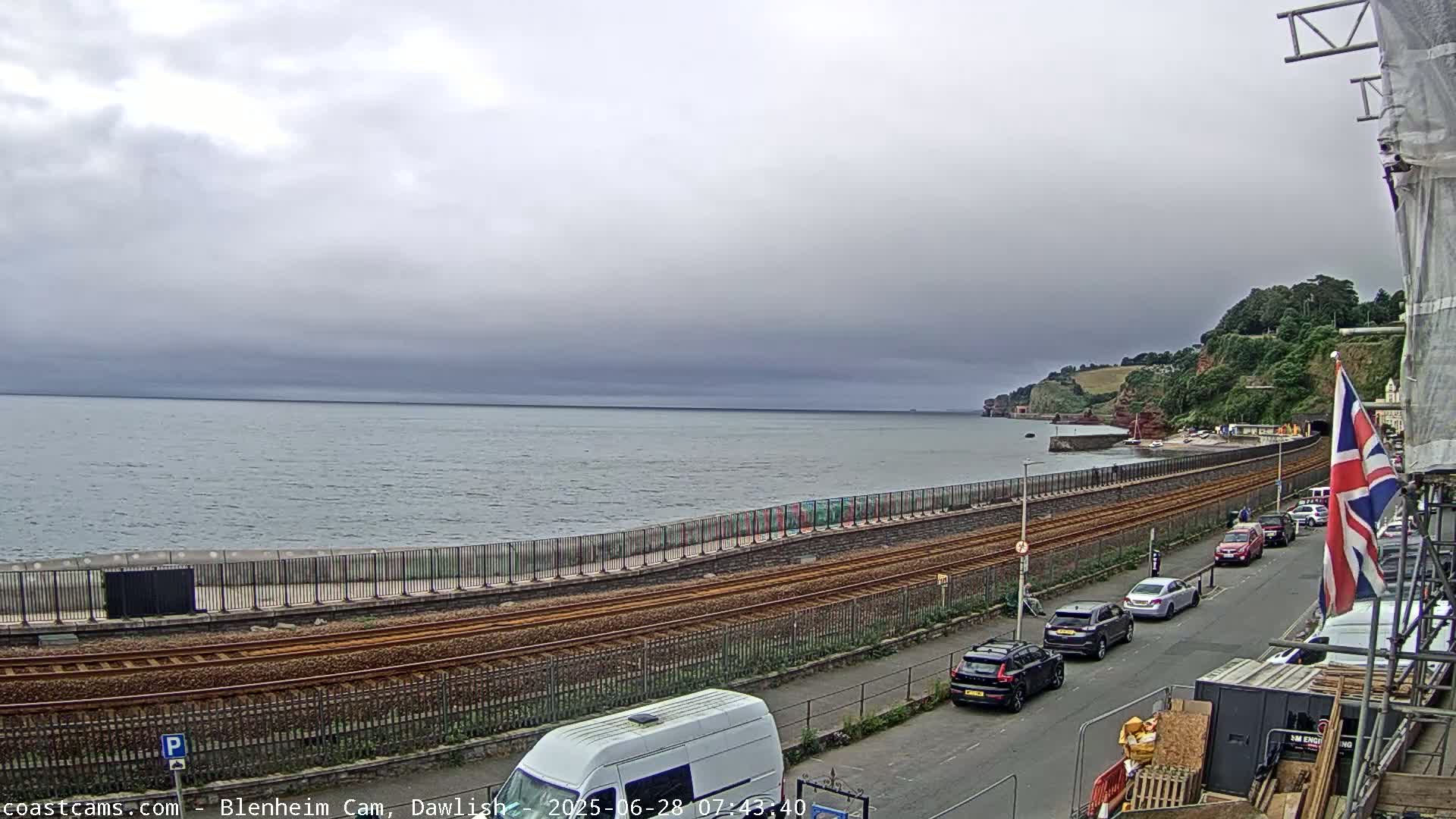 Dawlish South Coast  /Railway & Marine Parade Live Cam  - Teignbridge, Devon, South West, England, United Kingdom
