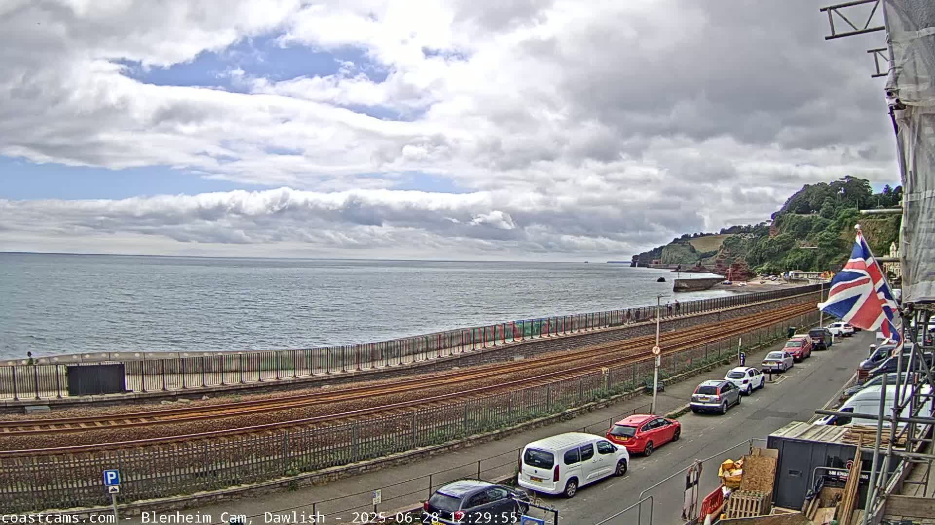Dawlish South Coast  /Railway & Marine Parade Live Cam  - Teignbridge, Devon, South West, England, United Kingdom