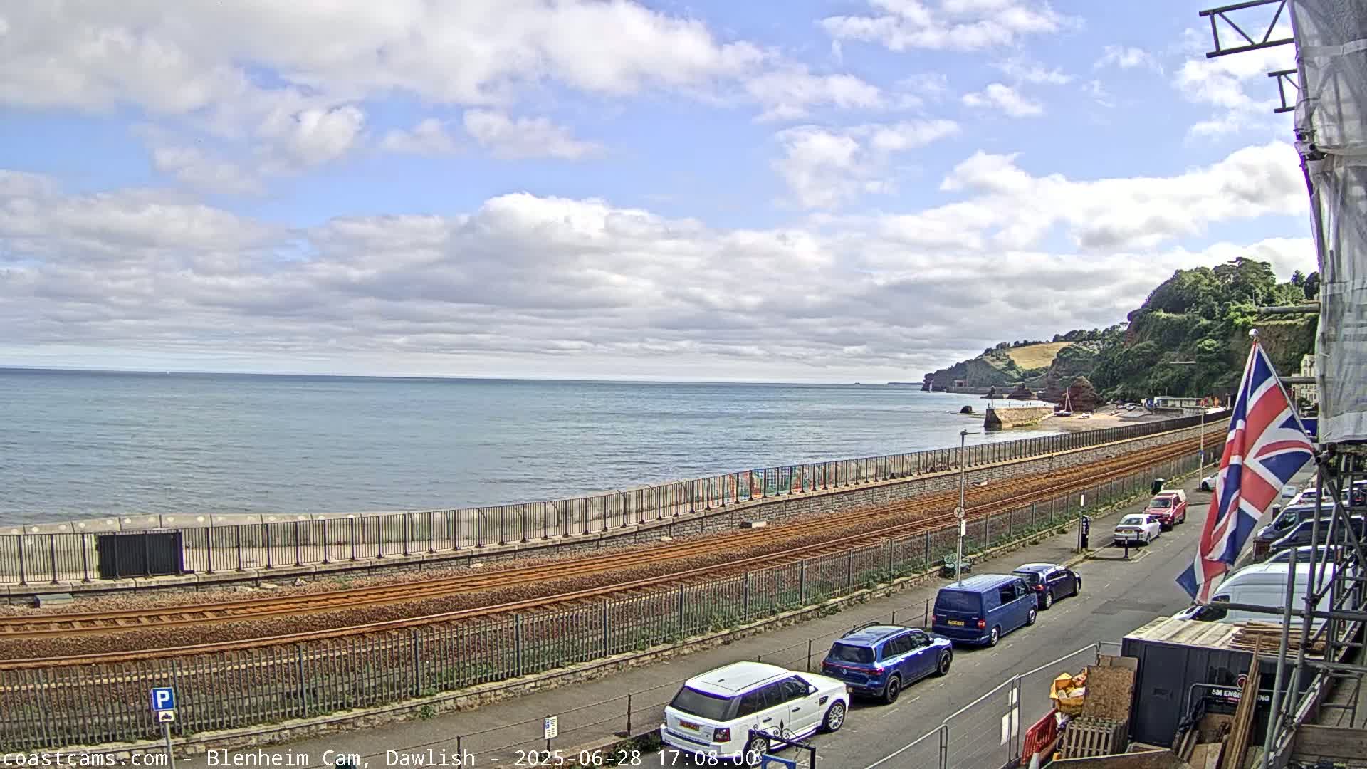 Dawlish South Coast  /Railway & Marine Parade Live Cam  - Teignbridge, Devon, South West, England, United Kingdom