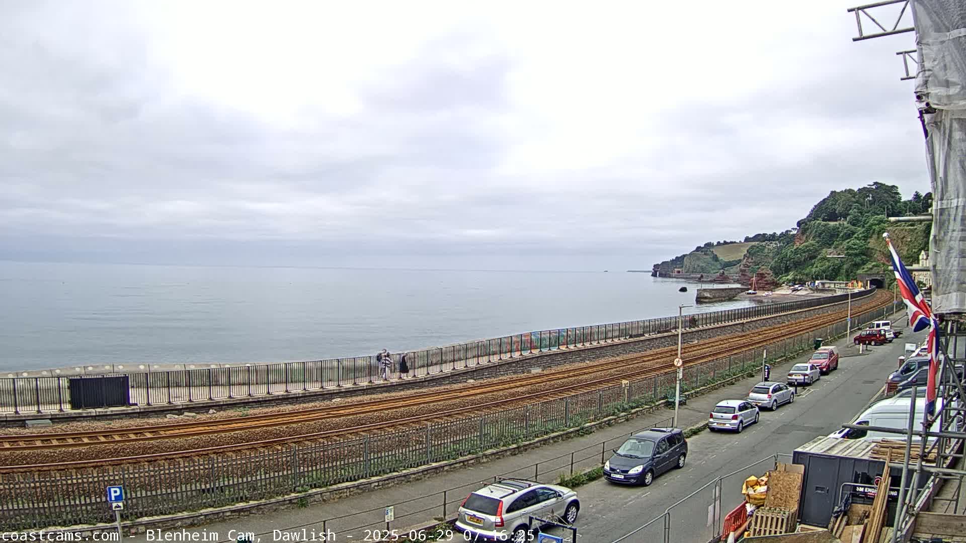 Dawlish South Coast  /Railway & Marine Parade Live Cam  - Teignbridge, Devon, South West, England, United Kingdom