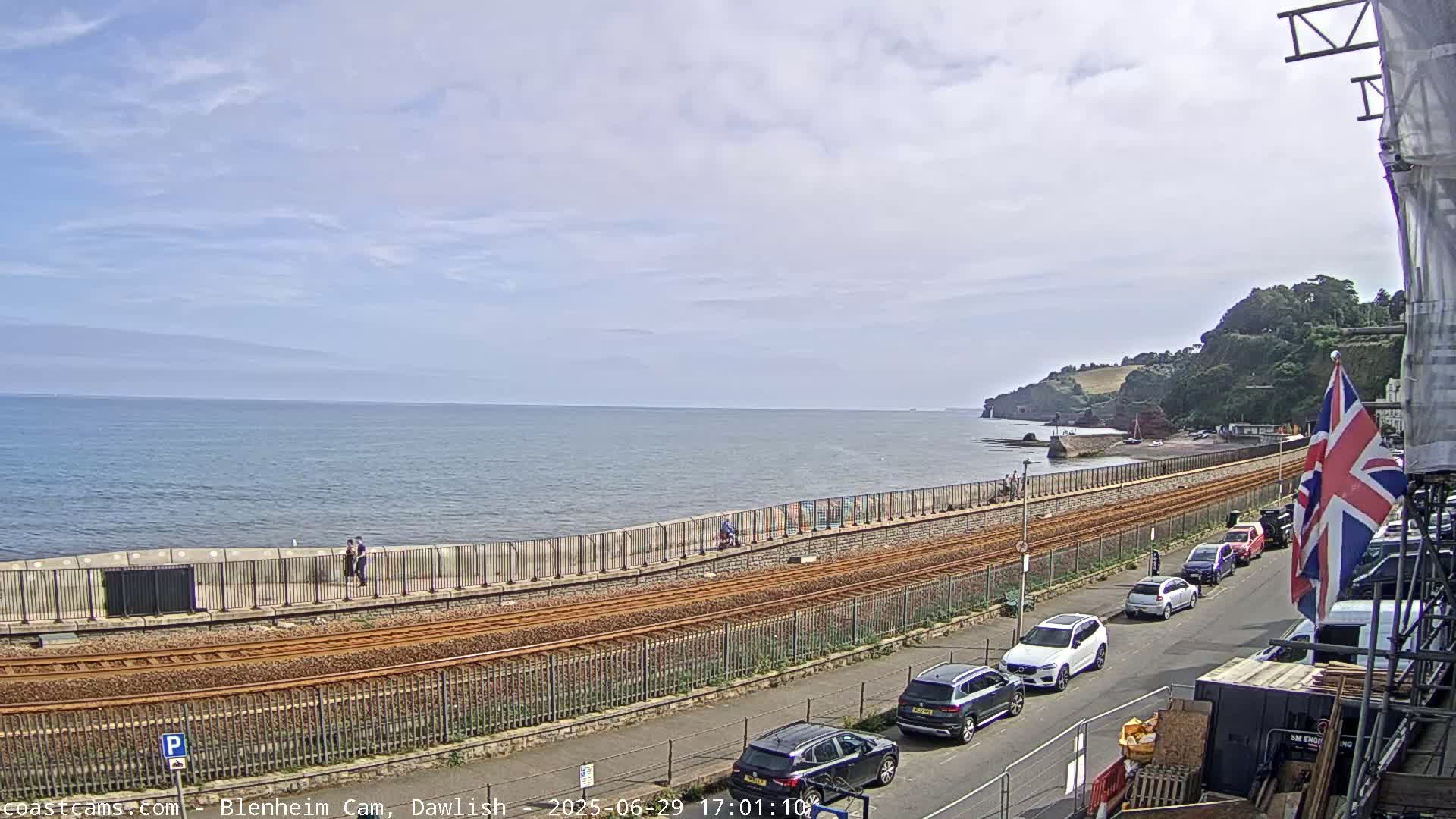 Dawlish South Coast  /Railway & Marine Parade Live Cam  - Teignbridge, Devon, South West, England, United Kingdom