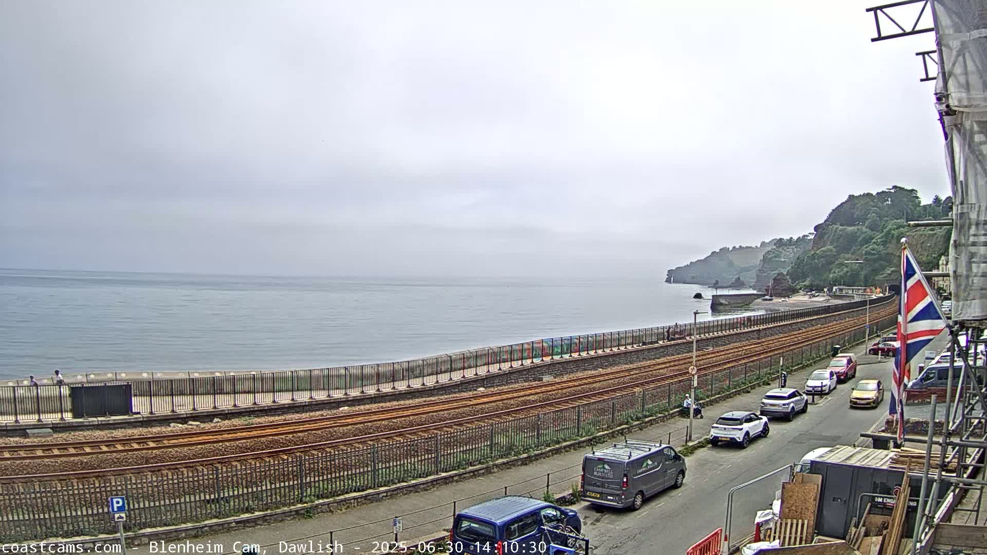 Dawlish South Coast  /Railway & Marine Parade Live Cam  - Teignbridge, Devon, South West, England, United Kingdom