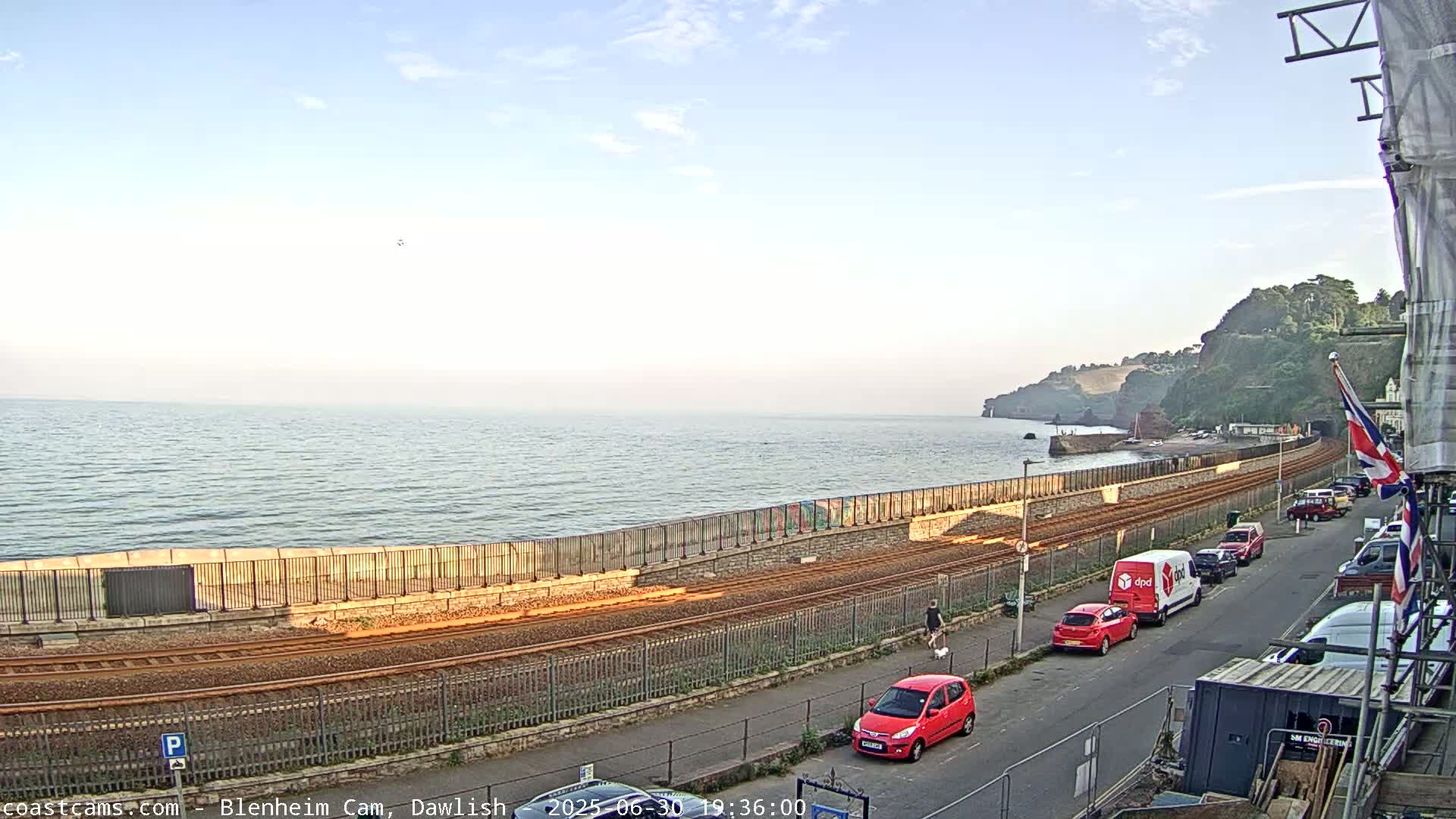Dawlish South Coast  /Railway & Marine Parade Live Cam  - Teignbridge, Devon, South West, England, United Kingdom