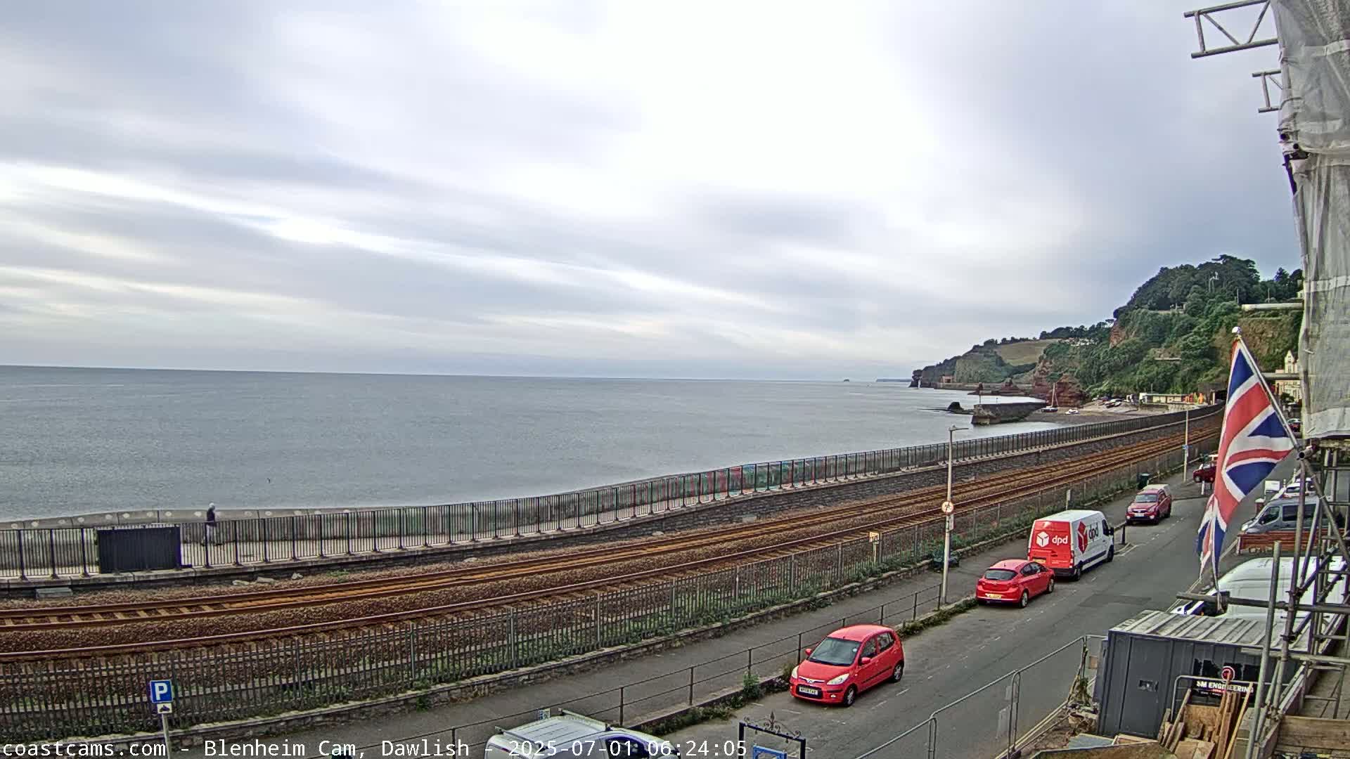 Dawlish South Coast  /Railway & Marine Parade Live Cam  - Teignbridge, Devon, South West, England, United Kingdom