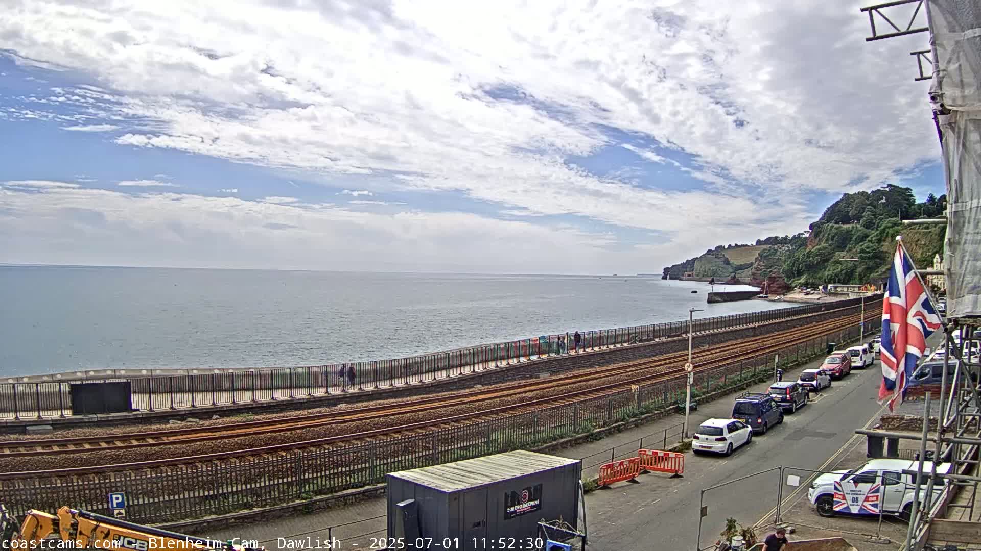 Dawlish South Coast  /Railway & Marine Parade Live Cam  - Teignbridge, Devon, South West, England, United Kingdom