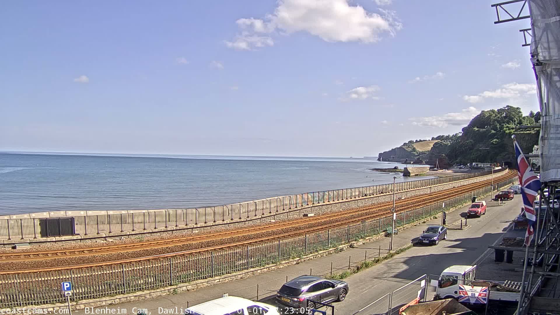 Dawlish South Coast  /Railway & Marine Parade Live Cam  - Teignbridge, Devon, South West, England, United Kingdom