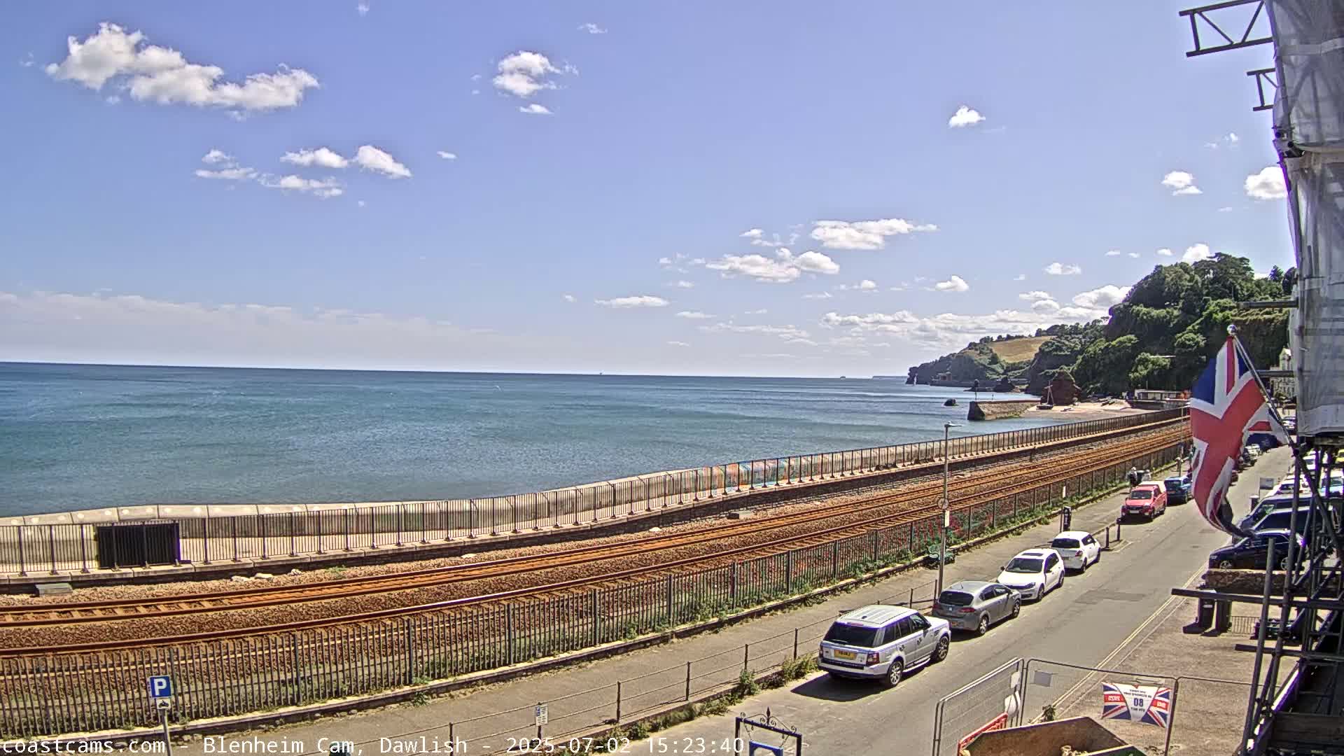 Dawlish South Coast  /Railway & Marine Parade Live Cam  - Teignbridge, Devon, South West, England, United Kingdom