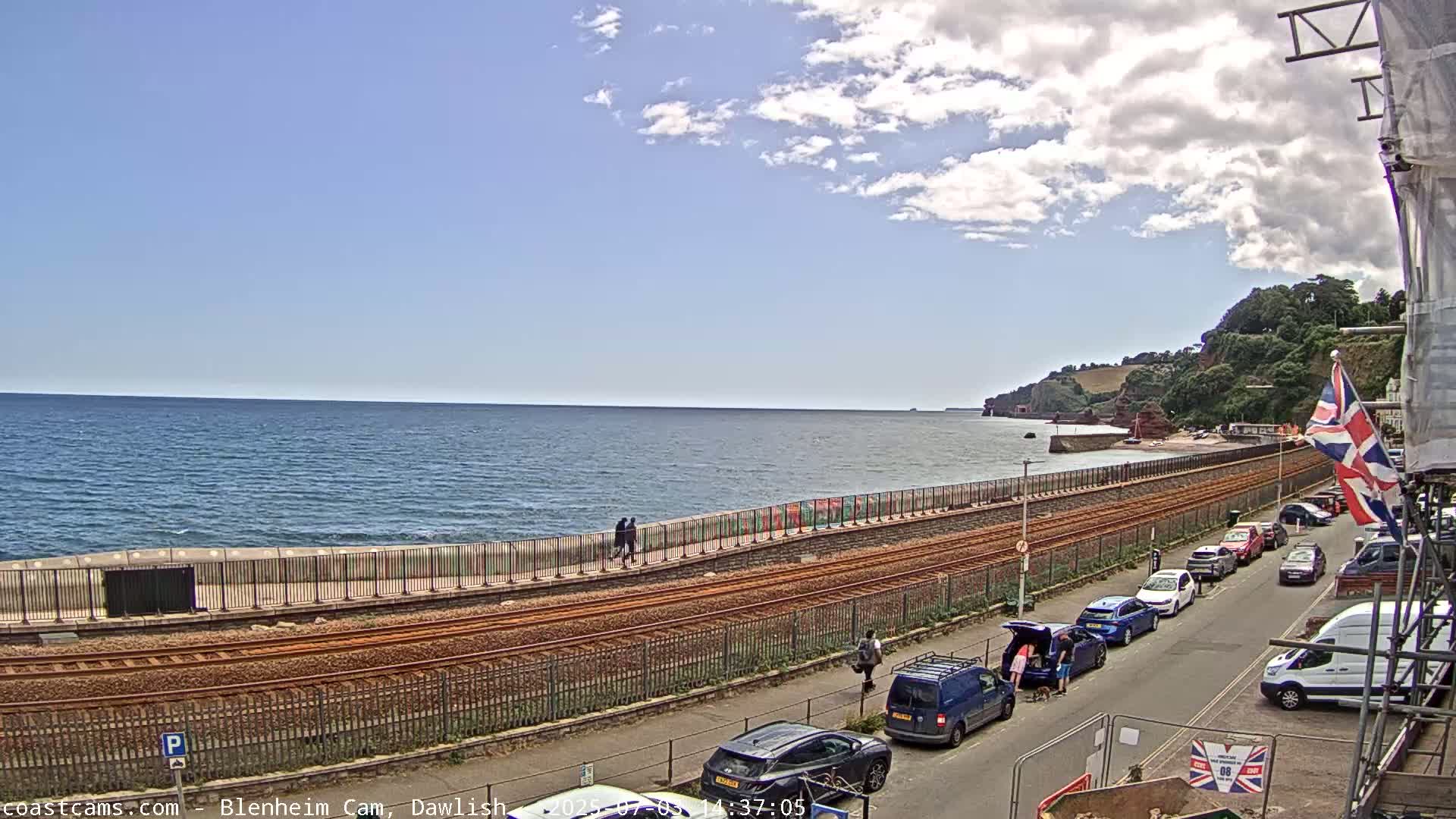 Dawlish South Coast  /Railway & Marine Parade Live Cam  - Teignbridge, Devon, South West, England, United Kingdom