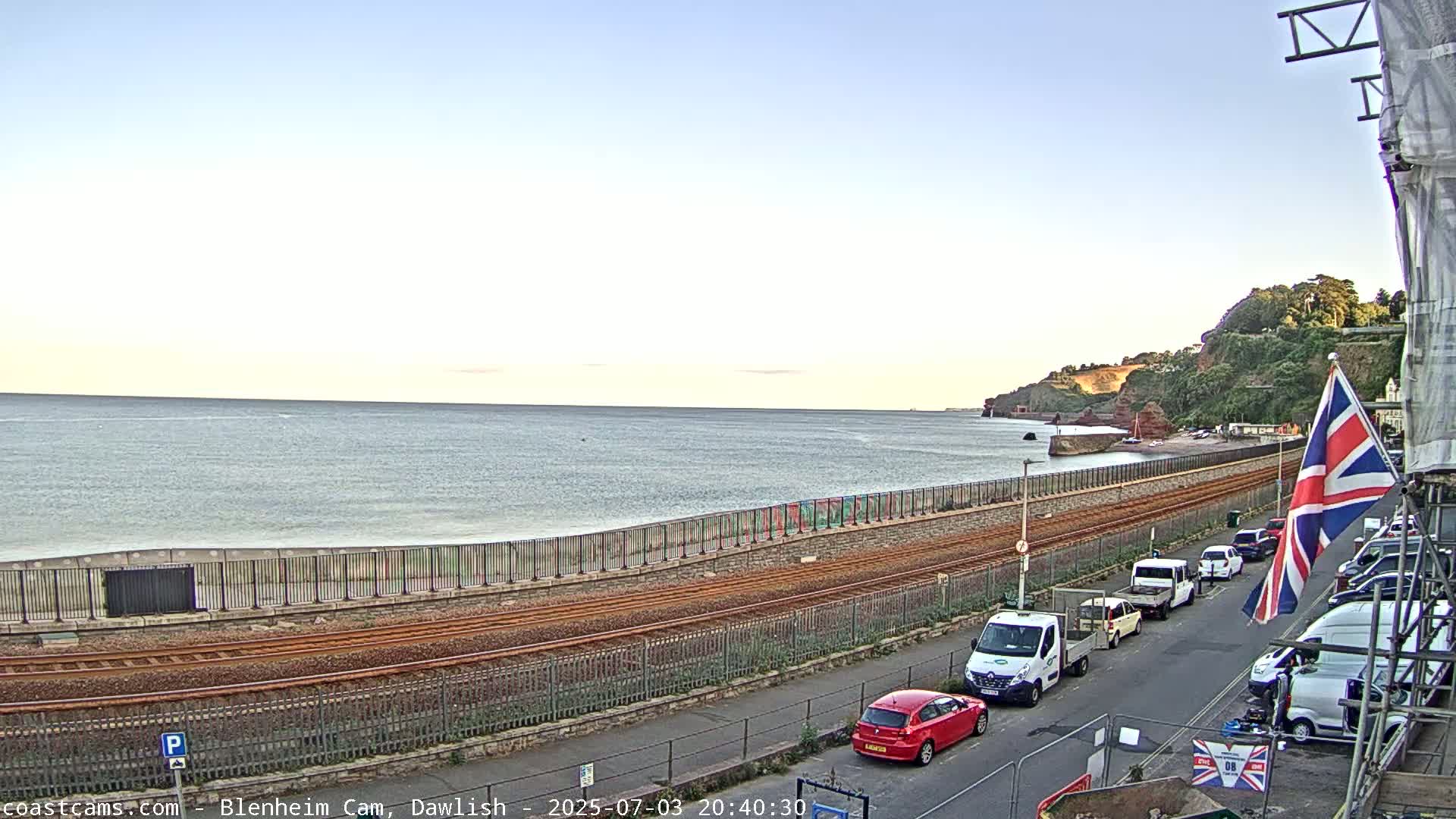 Dawlish South Coast  /Railway & Marine Parade Live Cam  - Teignbridge, Devon, South West, England, United Kingdom