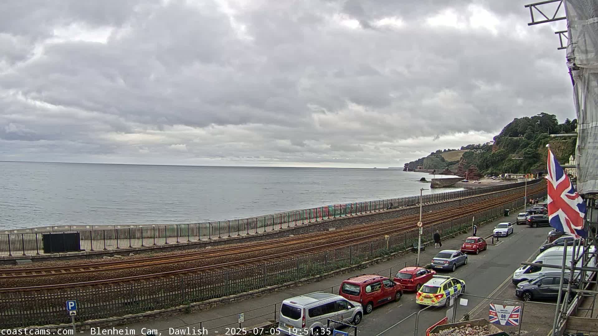 Dawlish South Coast  /Railway & Marine Parade Live Cam  - Teignbridge, Devon, South West, England, United Kingdom