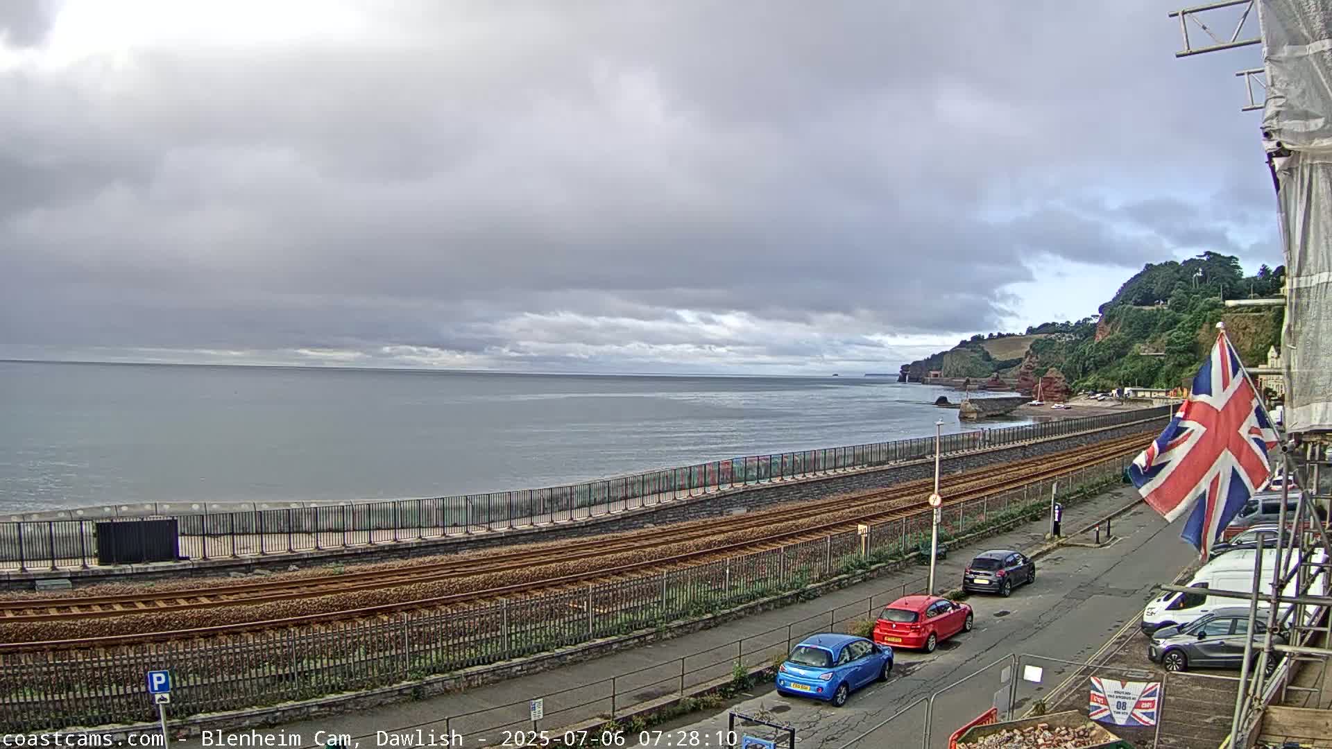 Dawlish South Coast  /Railway & Marine Parade Live Cam  - Teignbridge, Devon, South West, England, United Kingdom