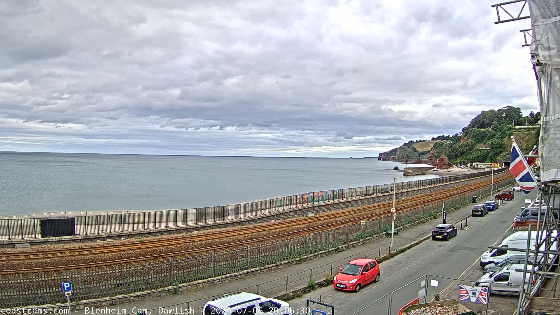 Dawlish South Coast  /Railway & Marine Parade Live Cam  - Teignbridge, Devon, South West, England, United Kingdom