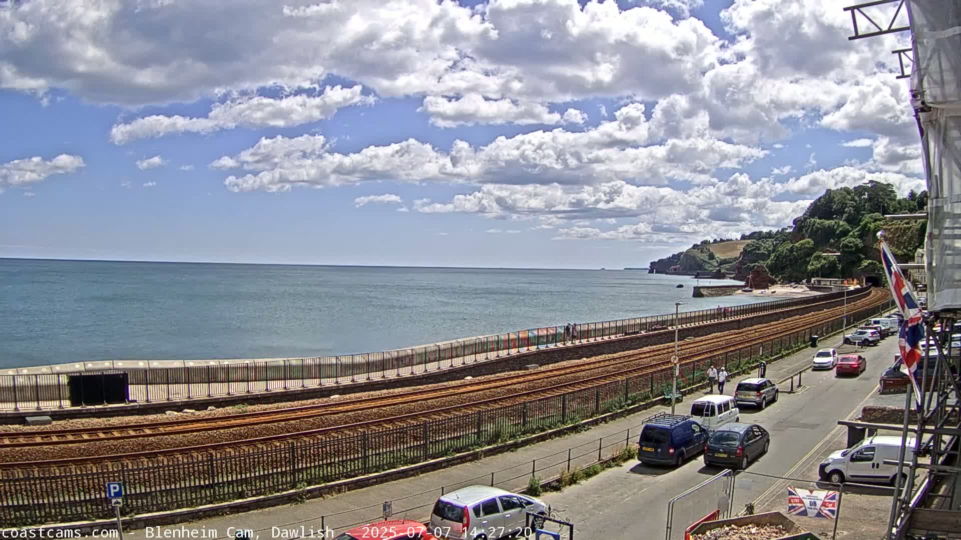 Dawlish South Coast  /Railway & Marine Parade Live Cam  - Teignbridge, Devon, South West, England, United Kingdom