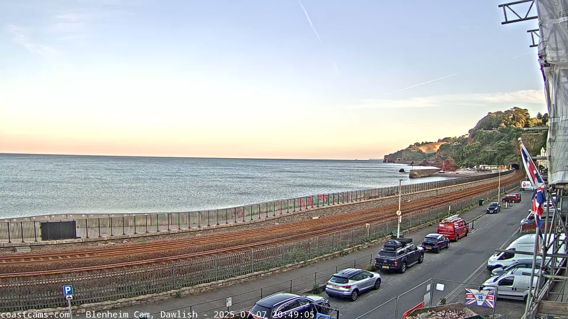 Dawlish South Coast  /Railway & Marine Parade Live Cam  - Teignbridge, Devon, South West, England, United Kingdom