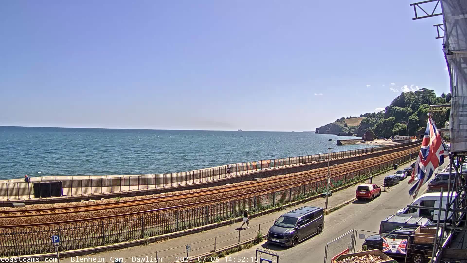 Dawlish South Coast  /Railway & Marine Parade Live Cam  - Teignbridge, Devon, South West, England, United Kingdom
