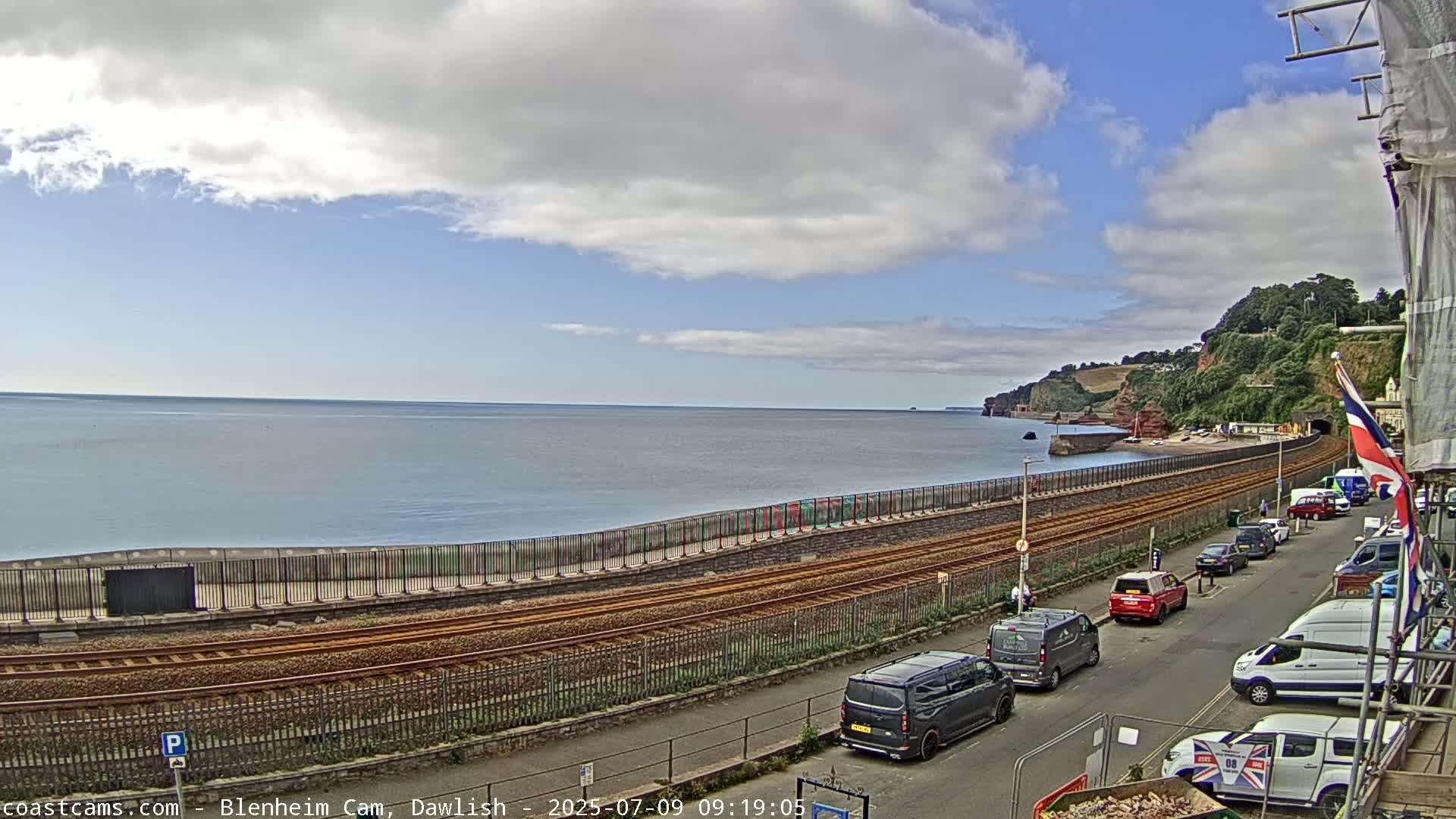 Dawlish South Coast  /Railway & Marine Parade Live Cam  - Teignbridge, Devon, South West, England, United Kingdom